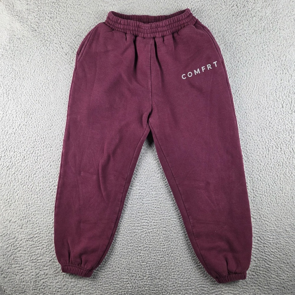 Comfrt Collection Jogger Sweatpants Kids Size XL Maroon